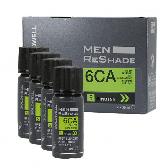 GOLDWELL MEN RESHADE Color semipermanente para hombres 6CA 4x20ml - 1