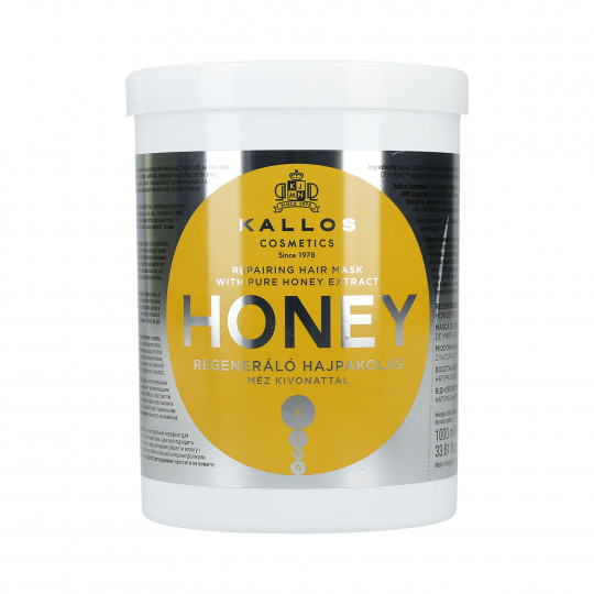 KALLOS KJMN Honey Mascarilla reparadora con miel 1000ml - 1