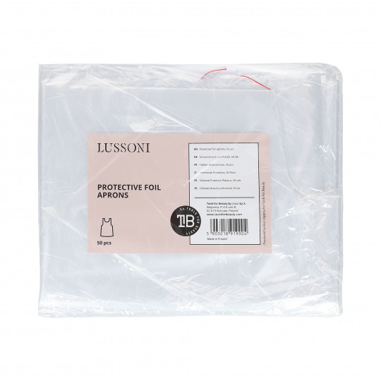 LUSSONI Delantal Protector Plástico, 50 uds - 1