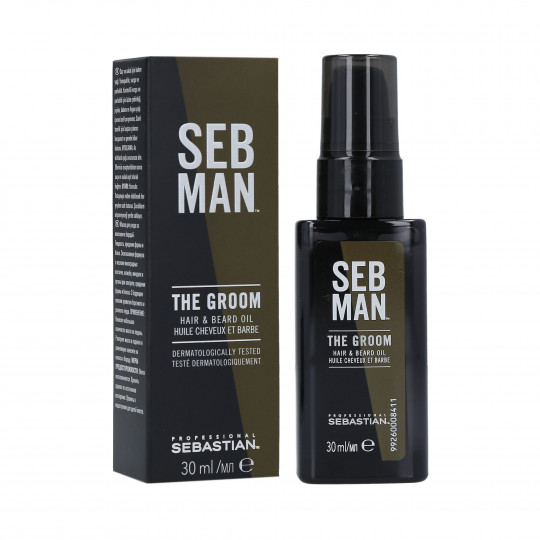 SEBASTIAN SEB MAN The Groom Aceite para cabello y barba 30 ml - 1