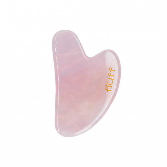 FLUFF Piedra gua sha de cuarzo rosa - 1