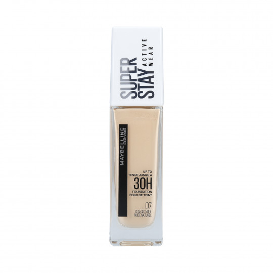 MAYBELLINE SUPERSTAY ACTIVE WEAR Base de maquillaje 07 Classic Nude 30ml - 1