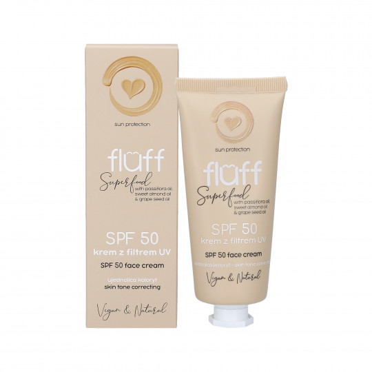 FLUFF Crema equilibradora del tono de la piel, SPF50/PA++++ 50ml - 1